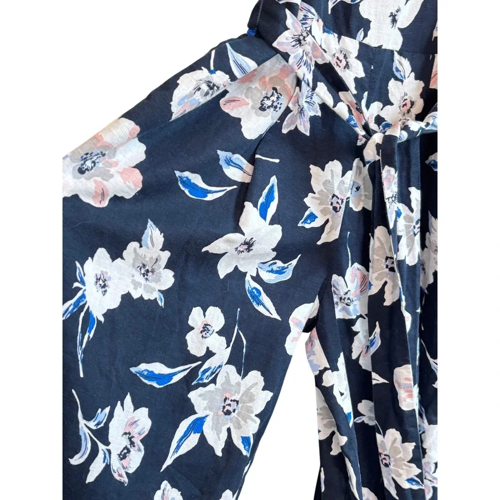 Banana Republic floral jumpsuit