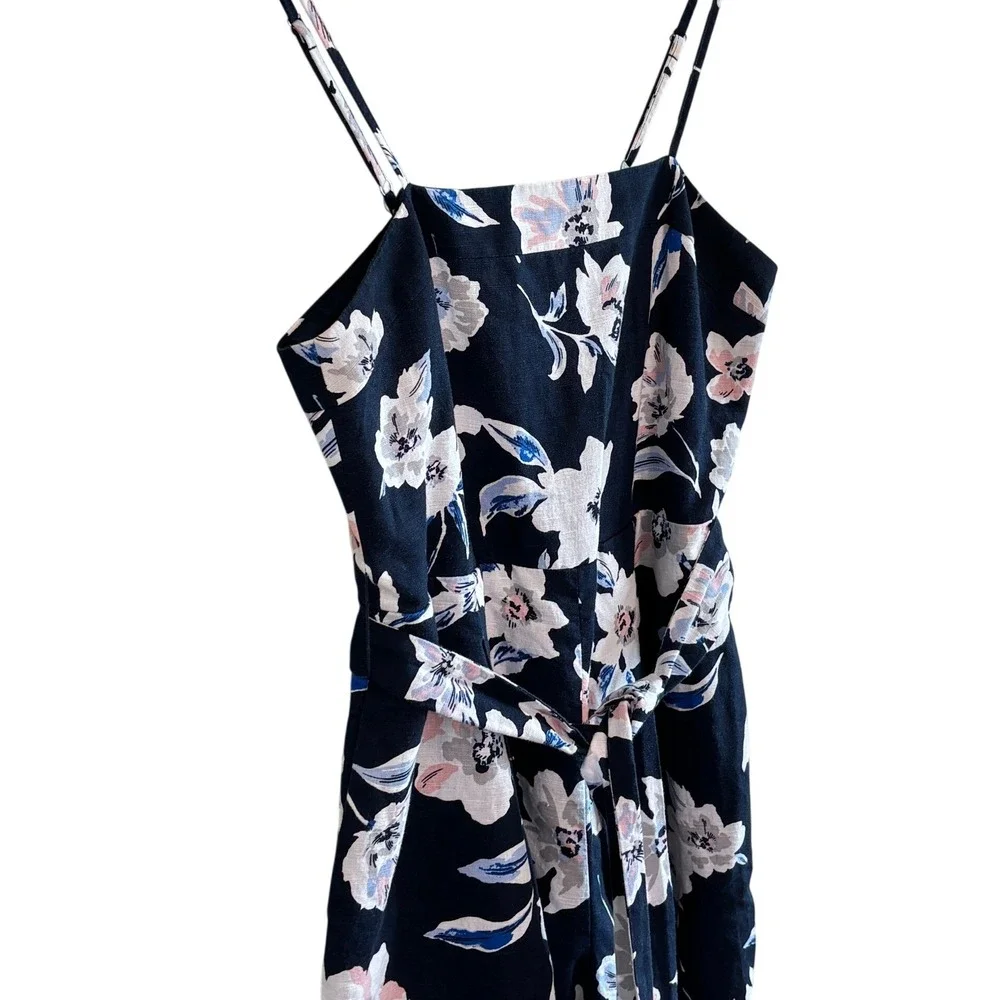 Banana Republic floral jumpsuit