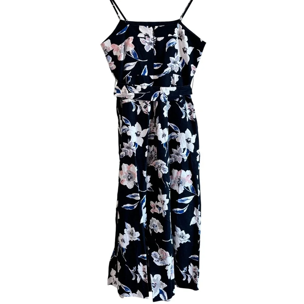 Banana Republic floral jumpsuit
