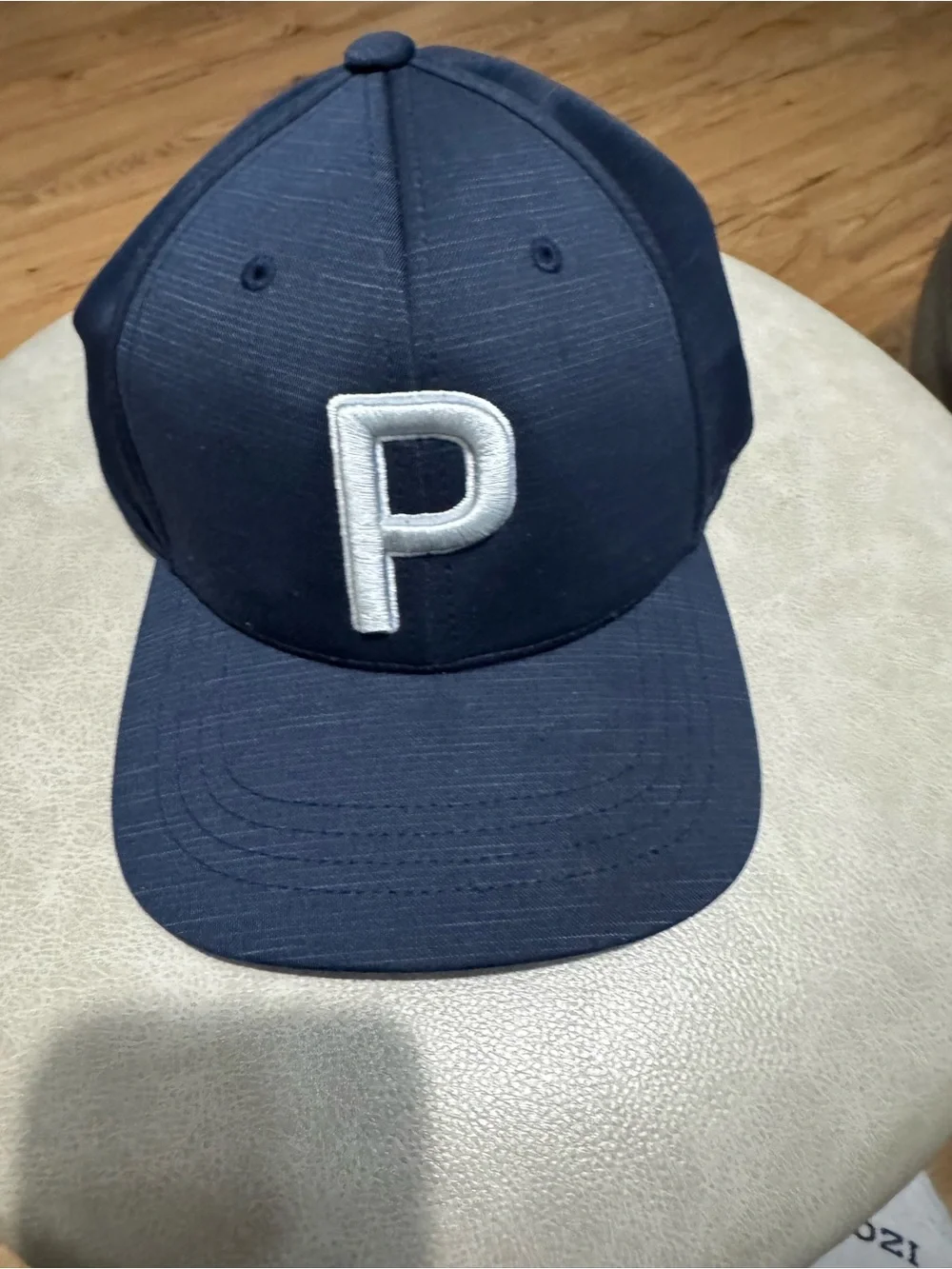 Puma Kids Navy Blue Cap with White P Patch