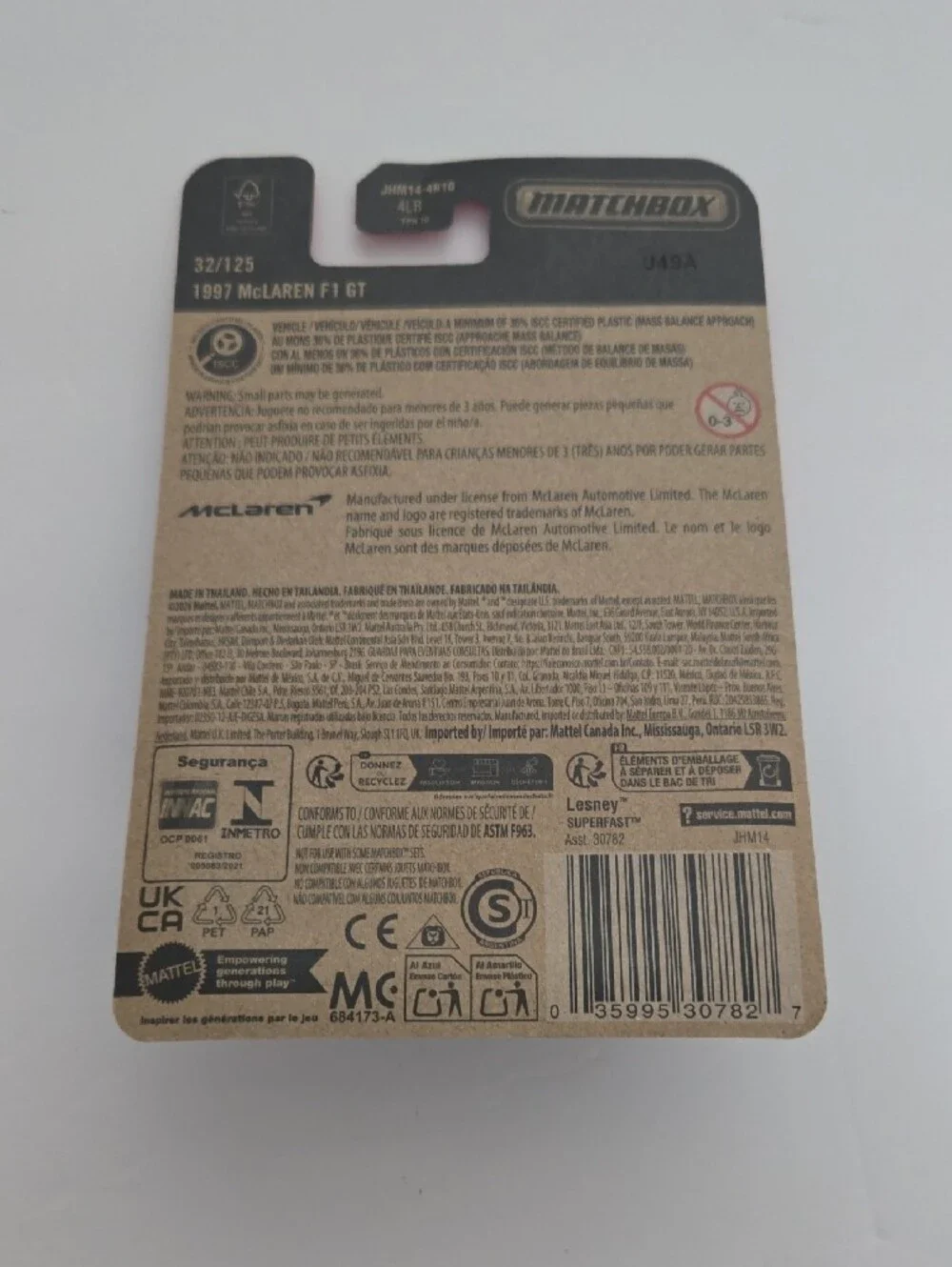 MATCHBOX authentic 1997