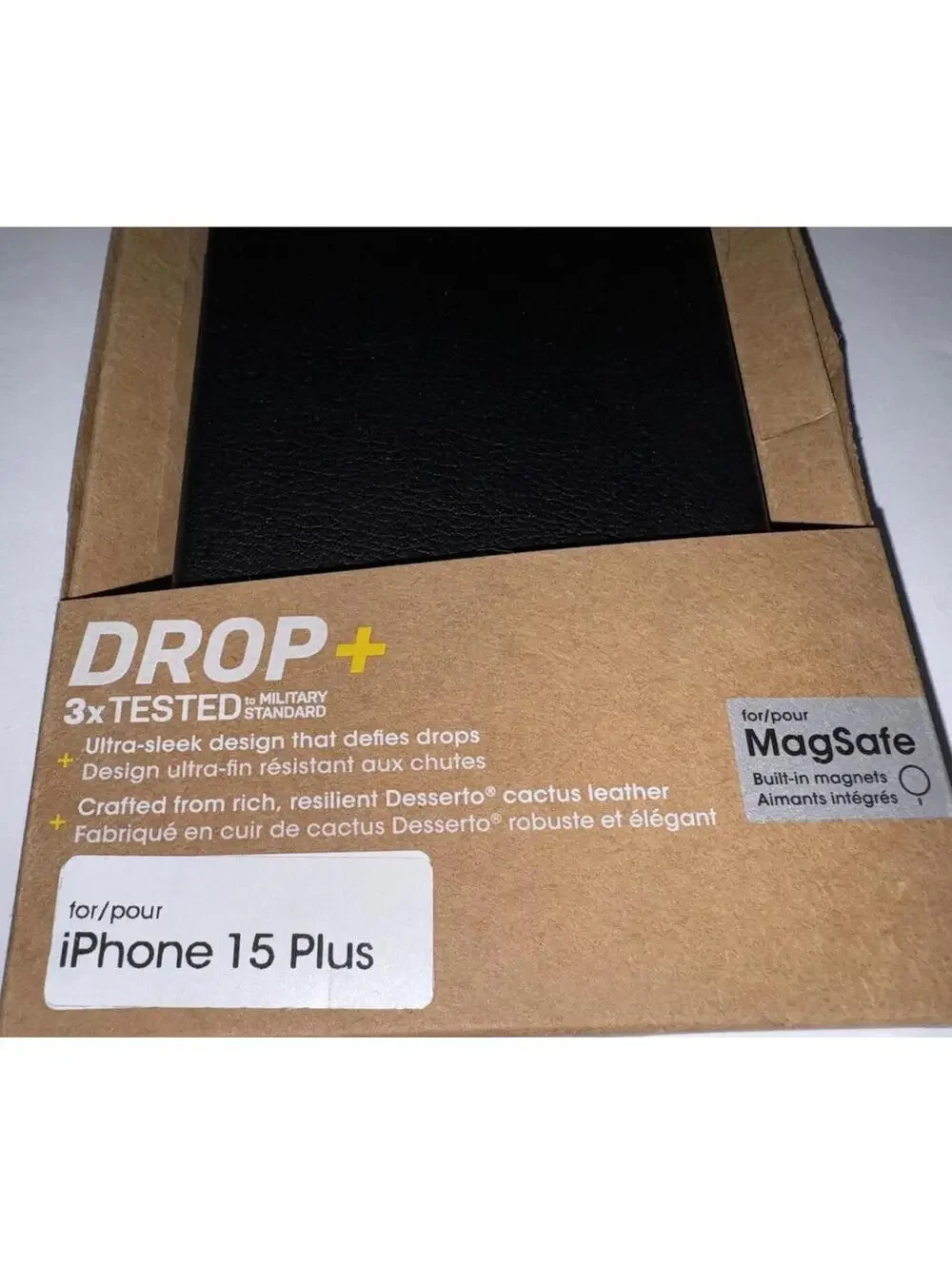 Otterbox iPhone 15 Plus Symmetry Series Case MagSafe Dark Echo Black New