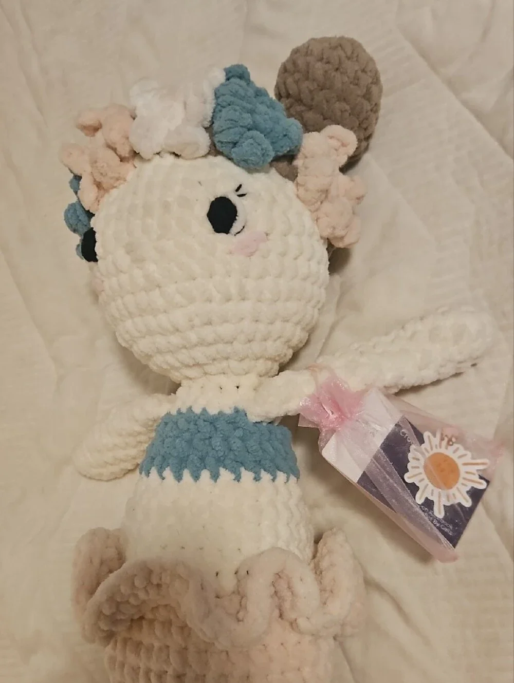 Handmade soft beige