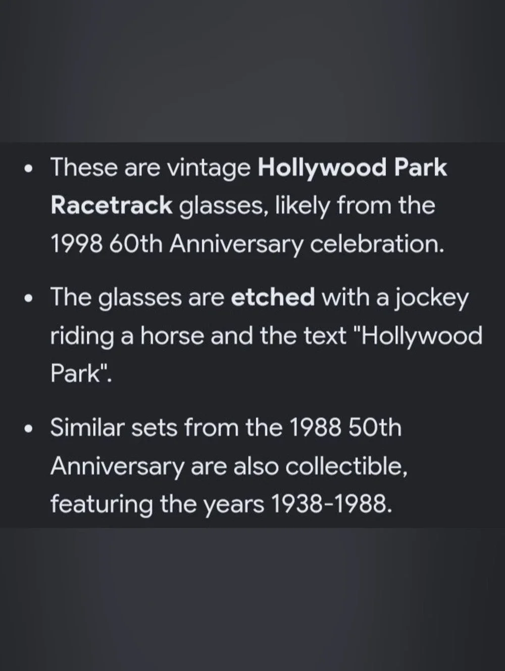 Hollywood Park pair clear
