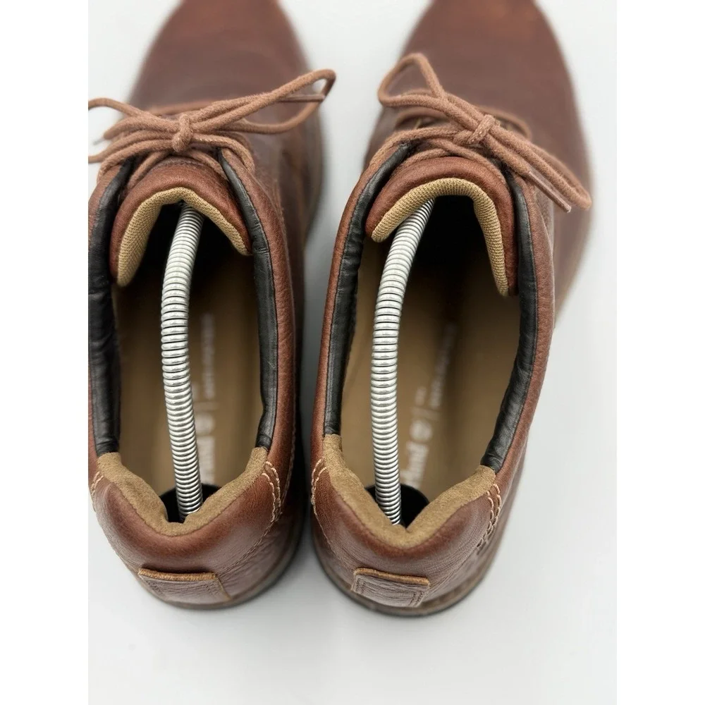 Timberland Oxford Lace Up Casual Shoes Men's Size 11 Brown Nubuck Anti Fatigue