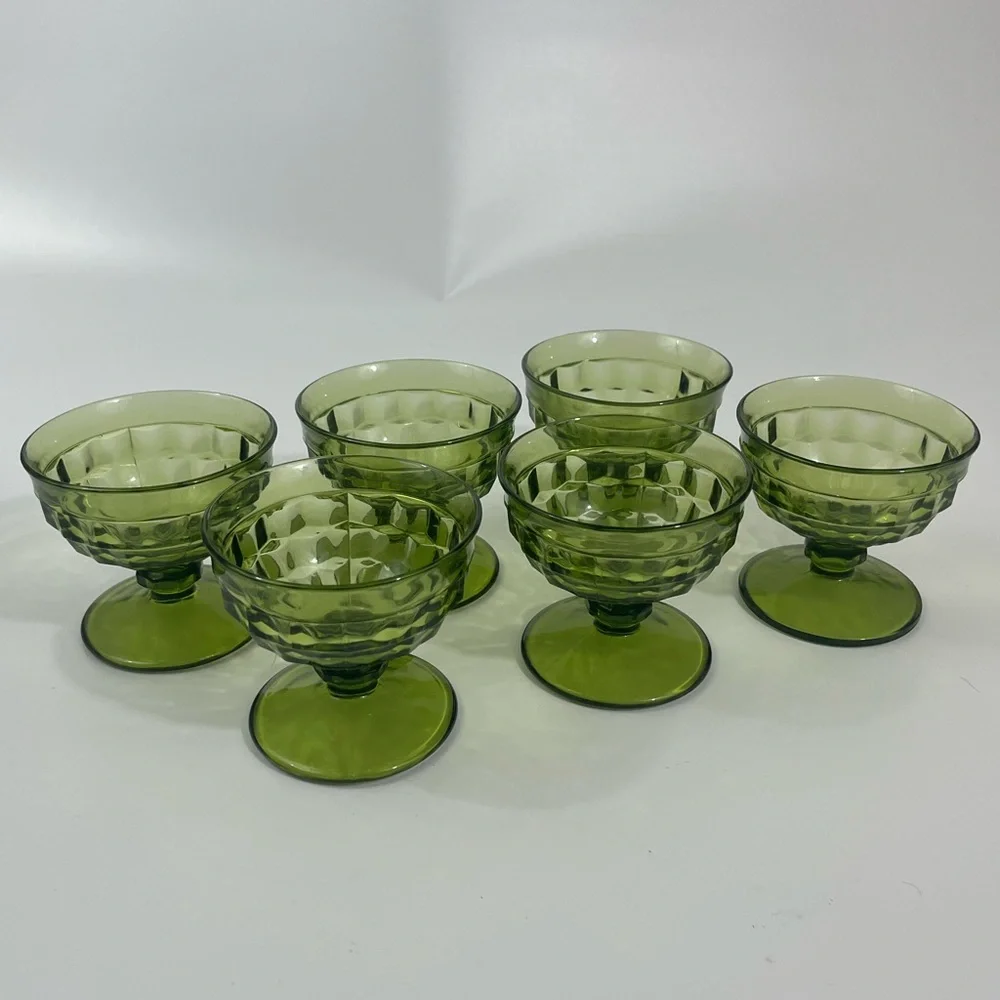 Indiana Glass set six