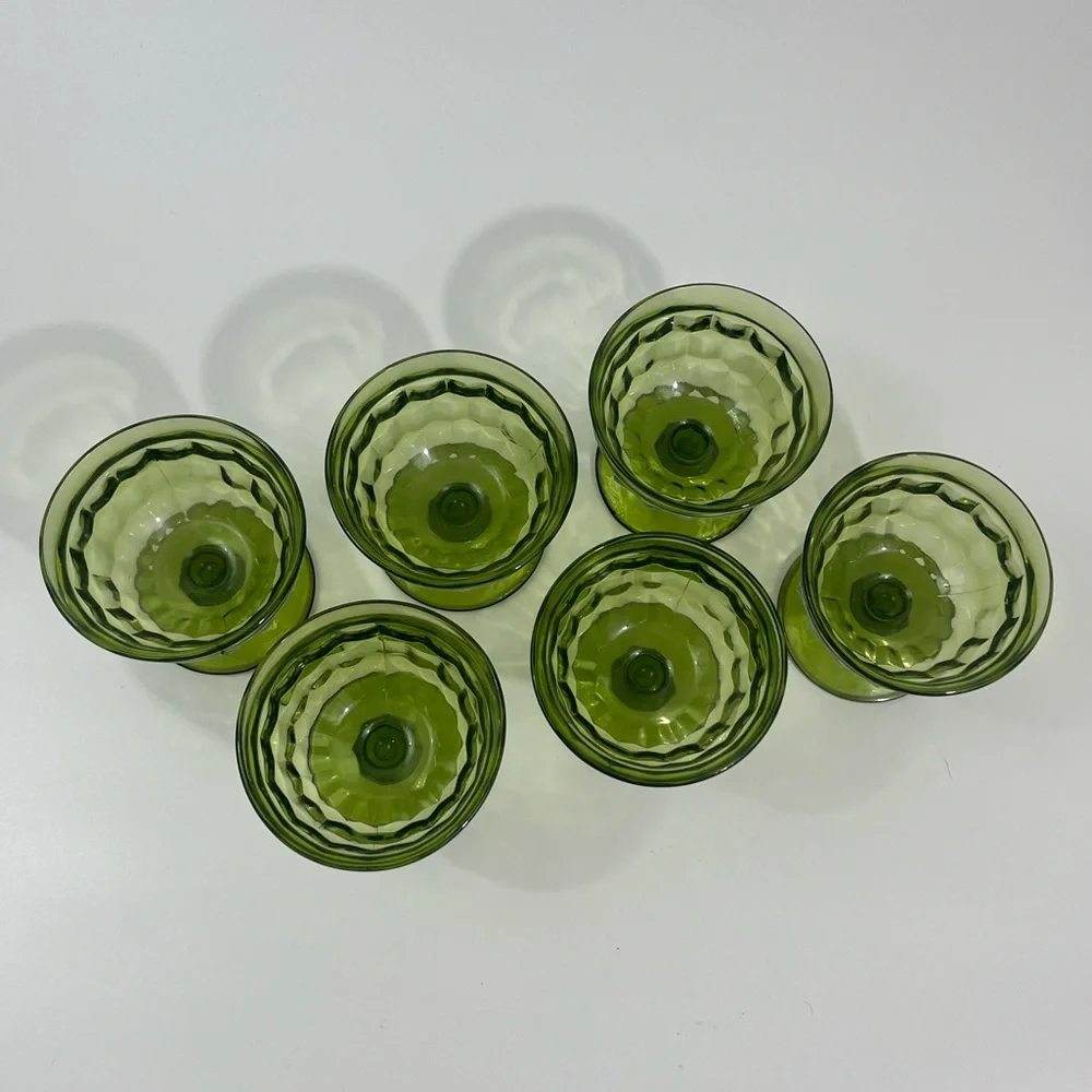 Indiana Glass set six