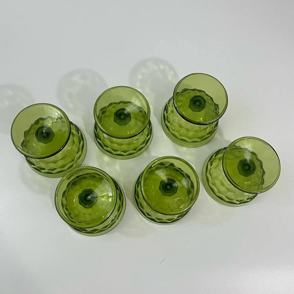 Indiana Glass set six
