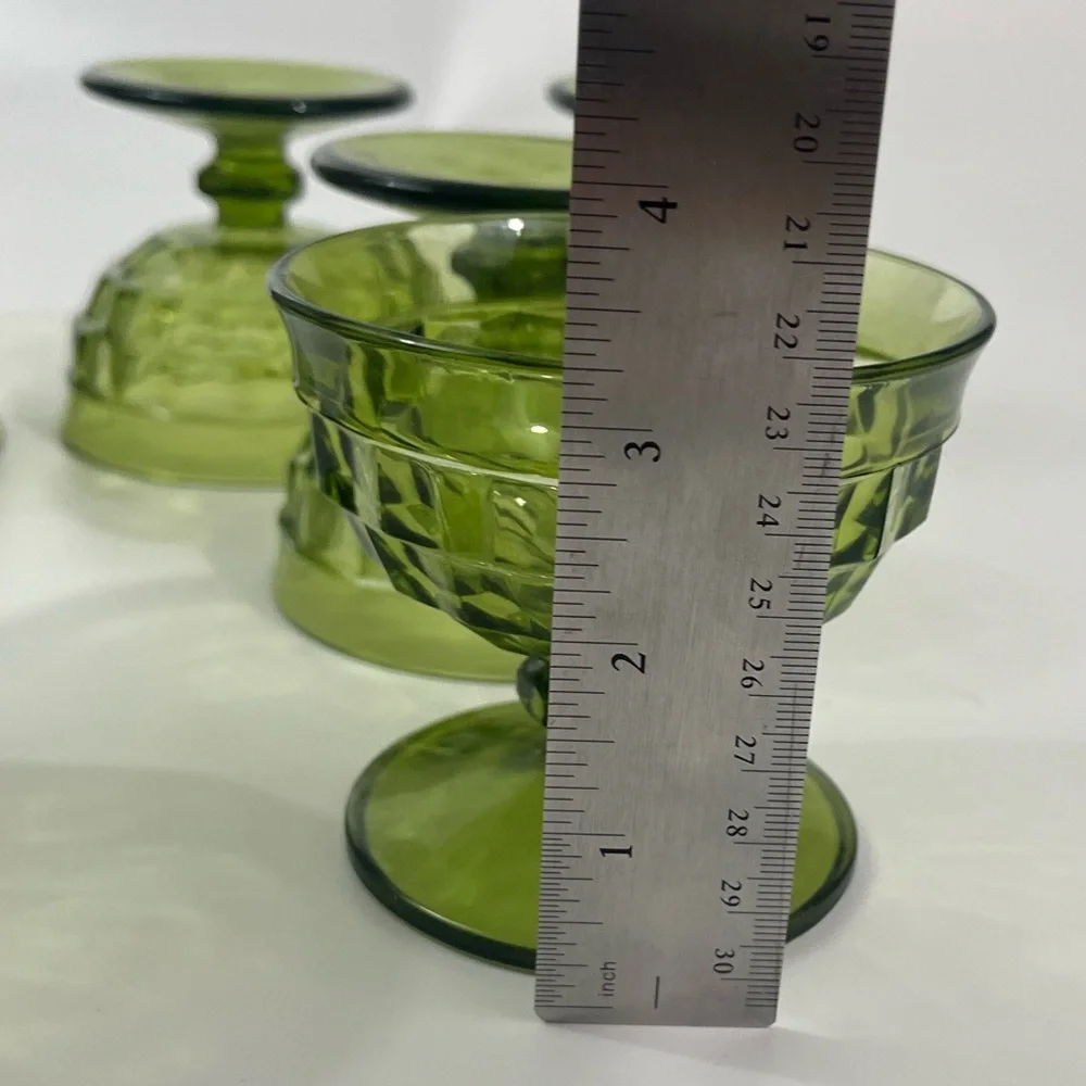 Indiana Glass set six