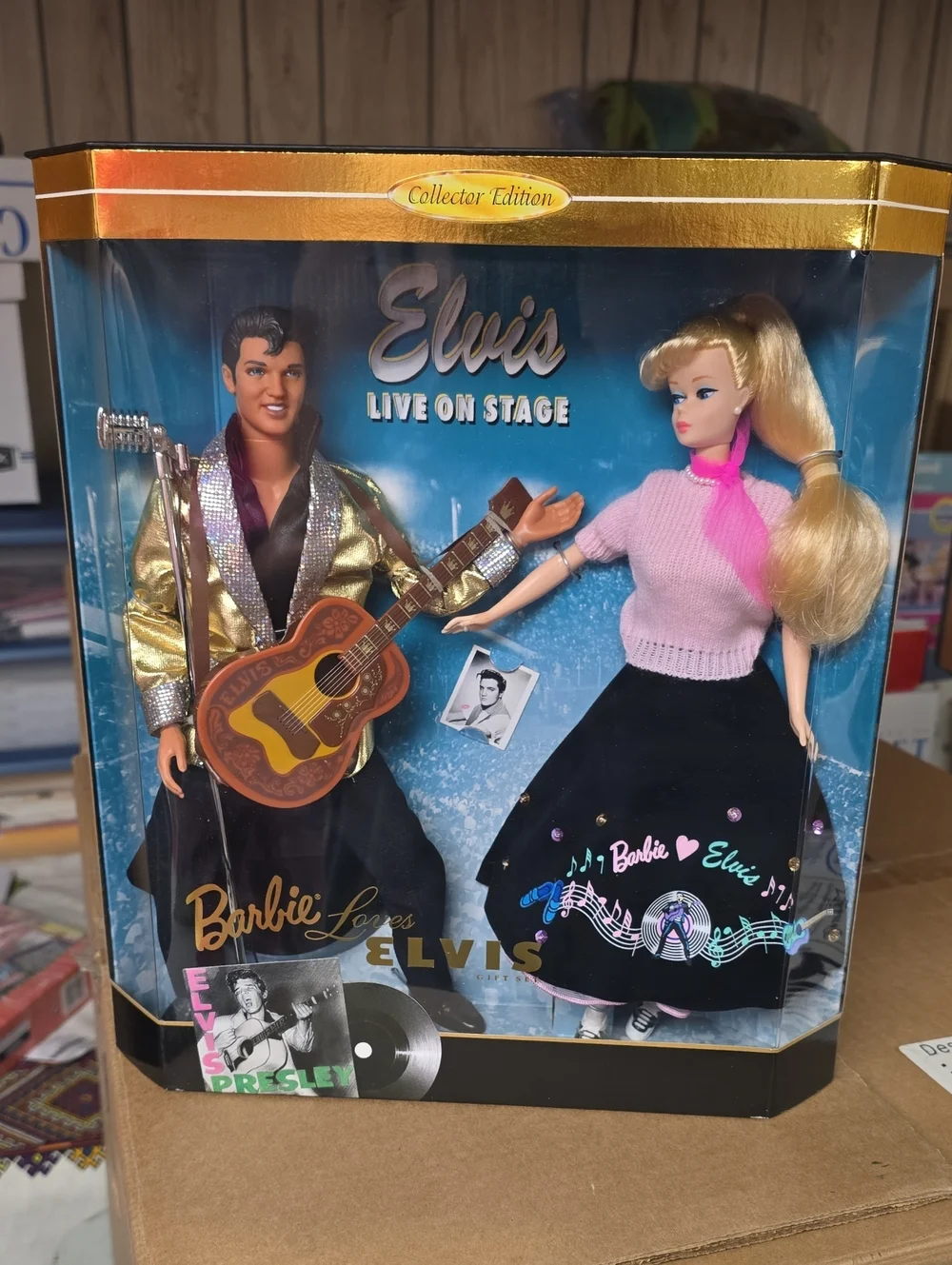 Elvis Live On Stage Barbie & Elvis Collector Edition Doll Set -Vintage 1996