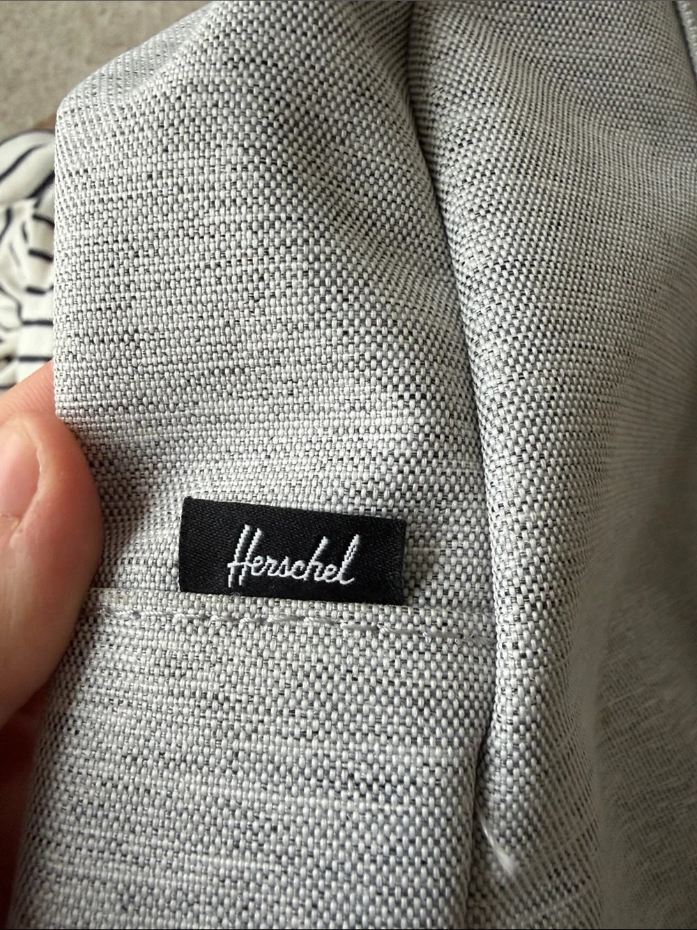 Herschel Light Gray Mini Backpack