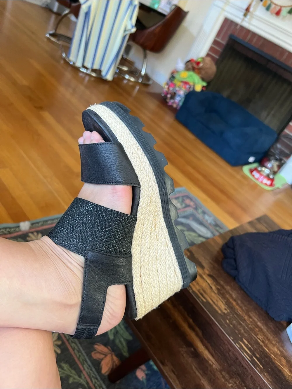 Sorel black wedge