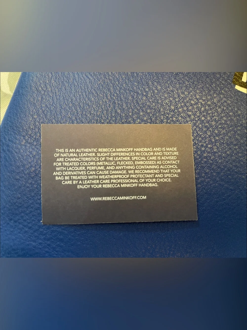 Rebecca Minkoff cobalt blue