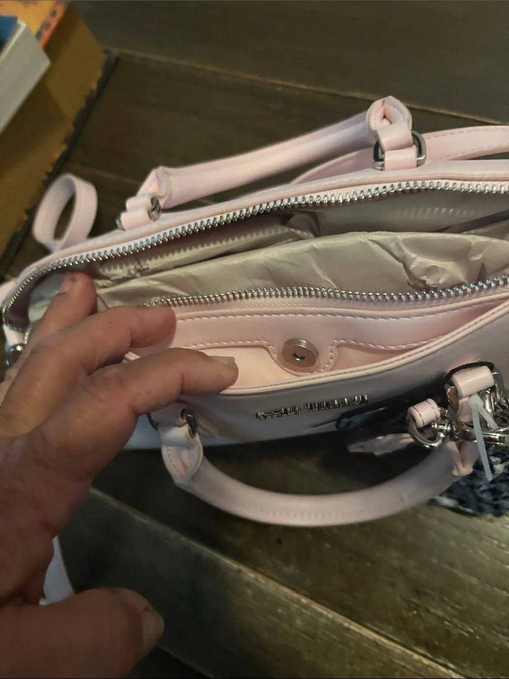 Steve Madden compact satchel
