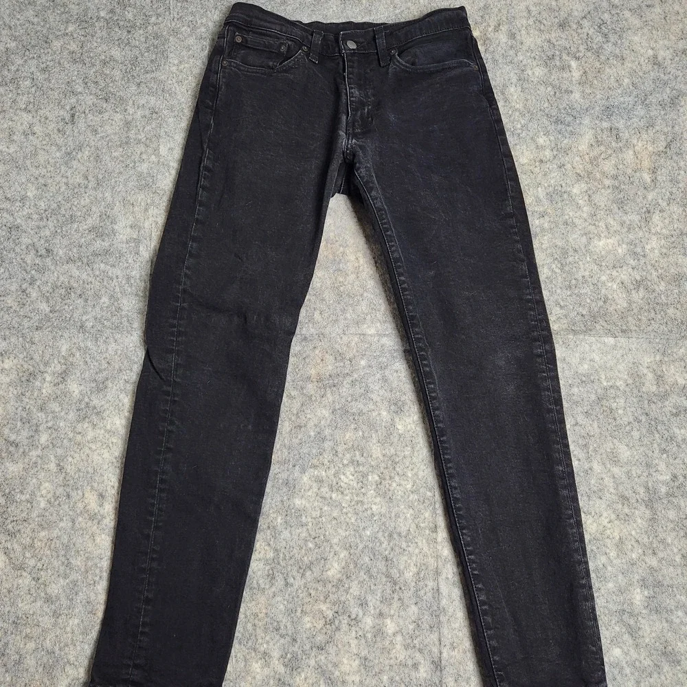 Levis 531 Slim Jeans Men 32x30 Black Denim Premium Quality Skater Punk Grunge‎