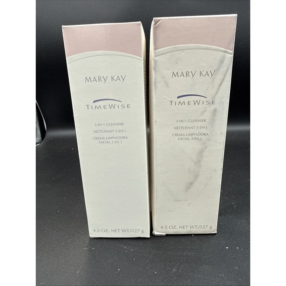 2 Mary Kay TimeWise 3-In-1 Cleanser Combination / Oily  4.5 oz New in Box 869200
