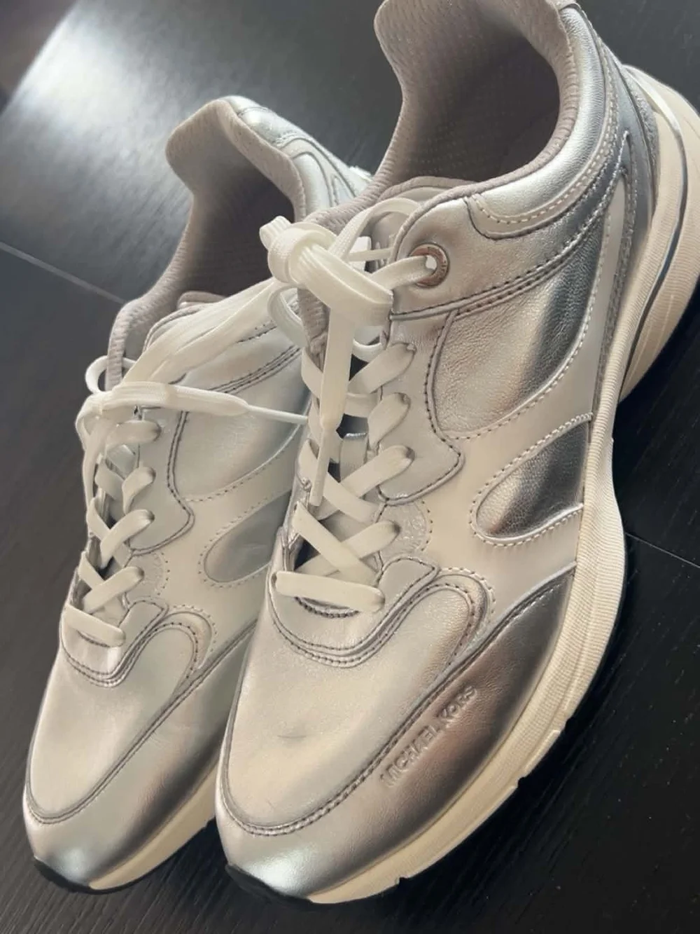 Michael Kors silver metallic