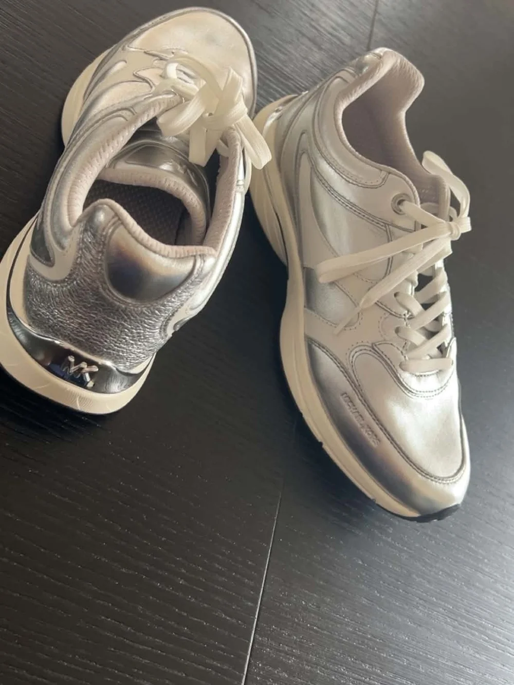 Michael Kors silver metallic