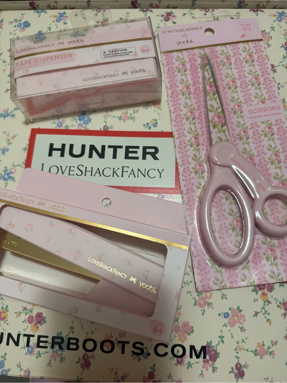 LoveShackFancy x Target Pink & Gold Stationary Bundle