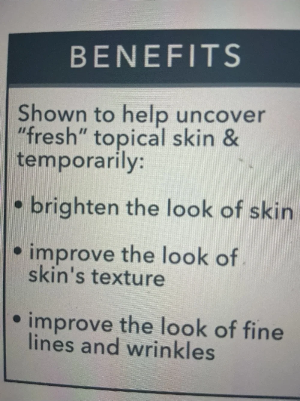 Beekman 1802 facial unopened