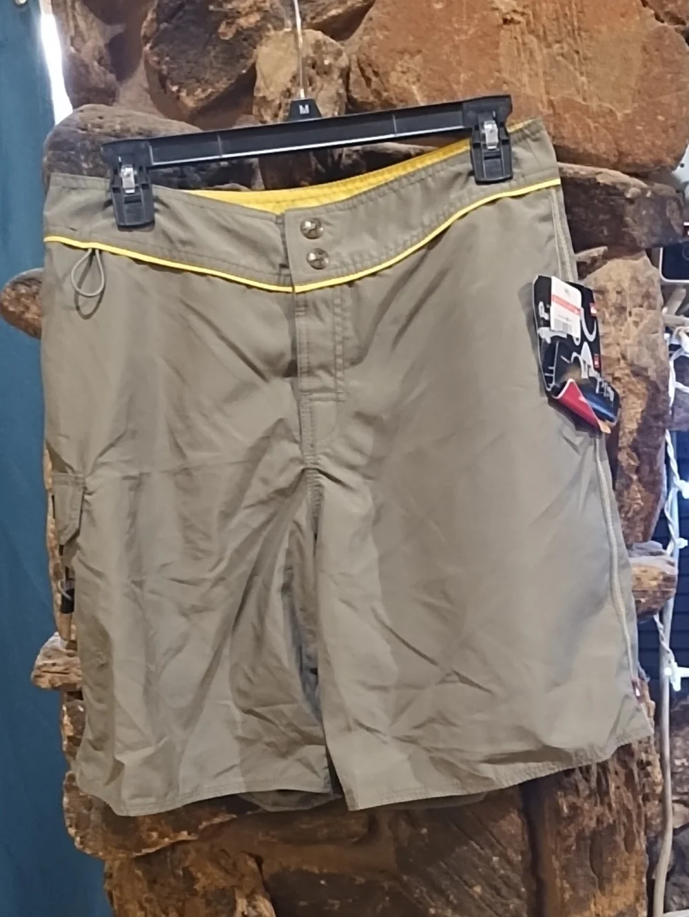 Unisex Quiksilver Army Green Board Shorts