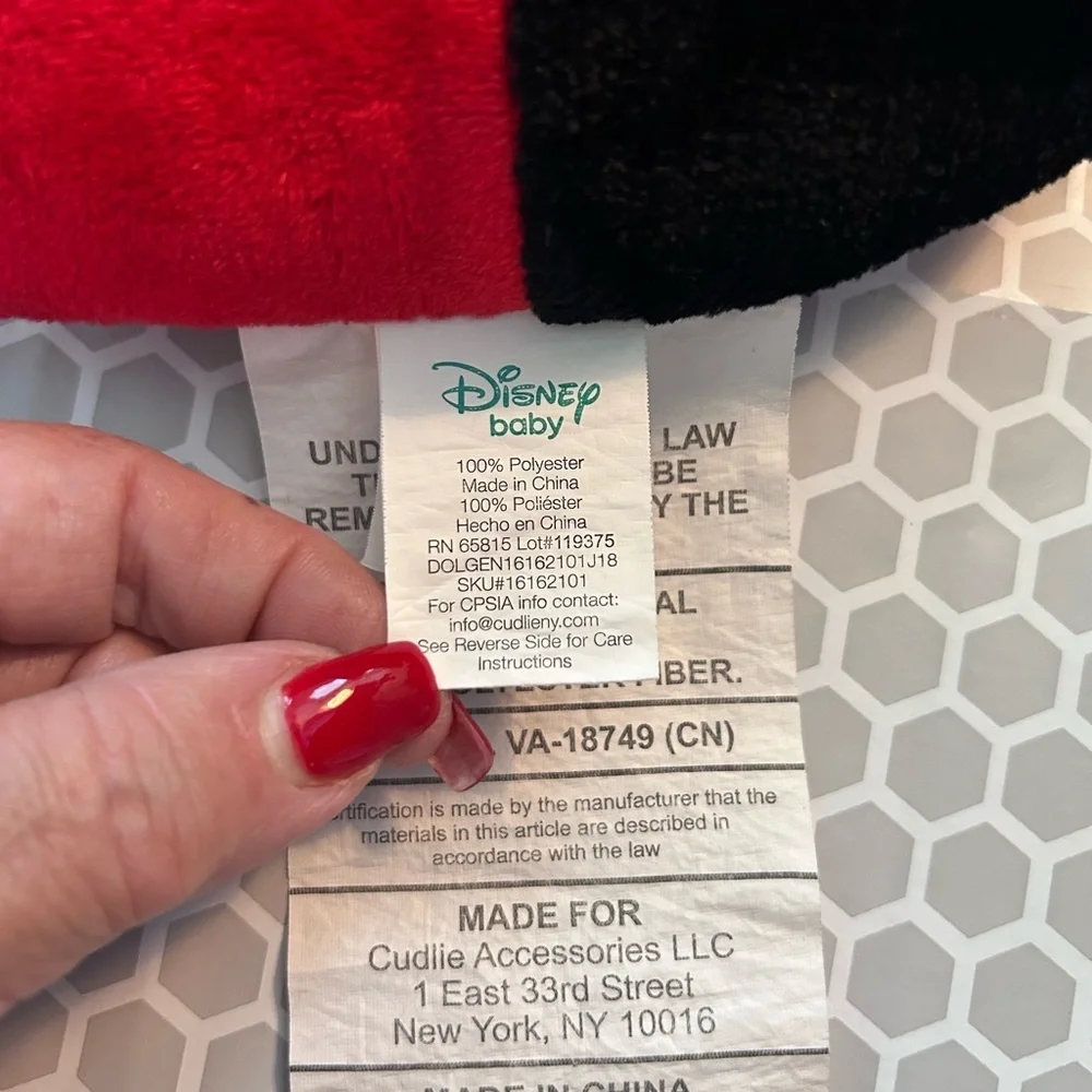 Disney plush shaped