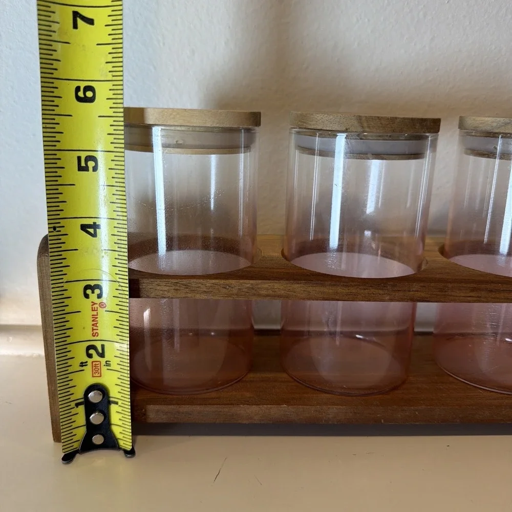 Crate&Barrel wooden spice