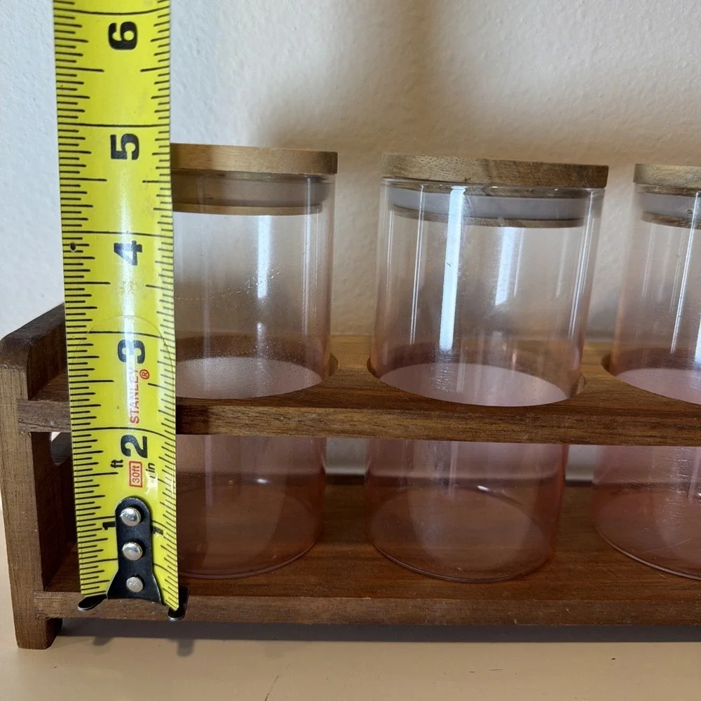 Crate&Barrel wooden spice