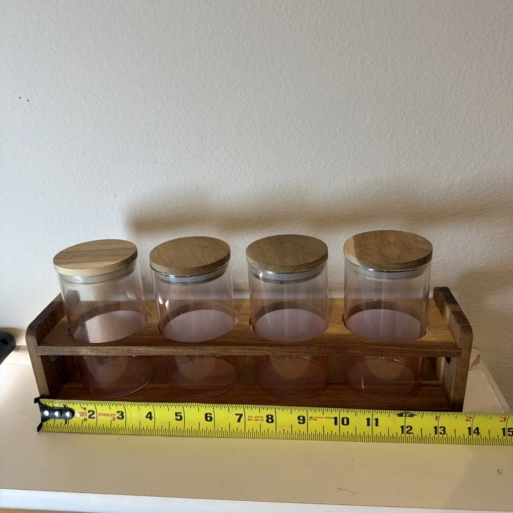 Crate&Barrel wooden spice