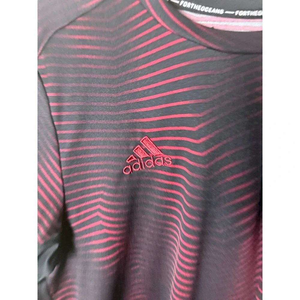 Adidas MEXICO National Team Pre-Match Jersey Kit Men L Red Parley Ocean