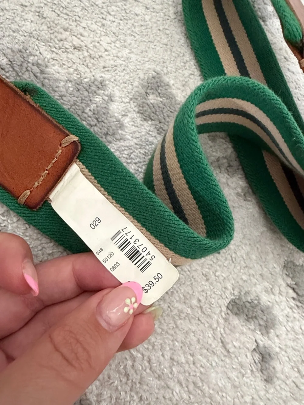 Abercrombie & Fitch green cream