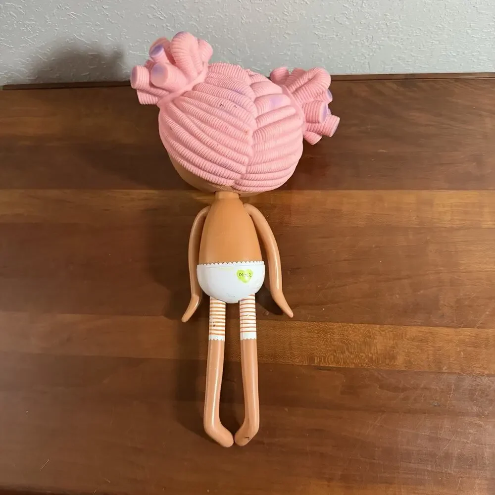 Lalaloopsy Blossom Flowerpot 12” Doll No Clothes Pink Pigtails Flower 2009 Toy