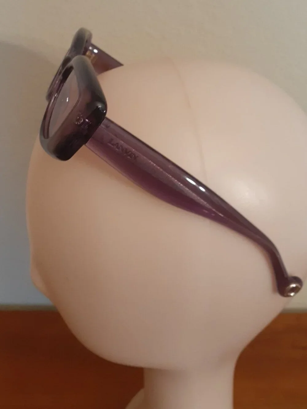 Lanvin purple plastic