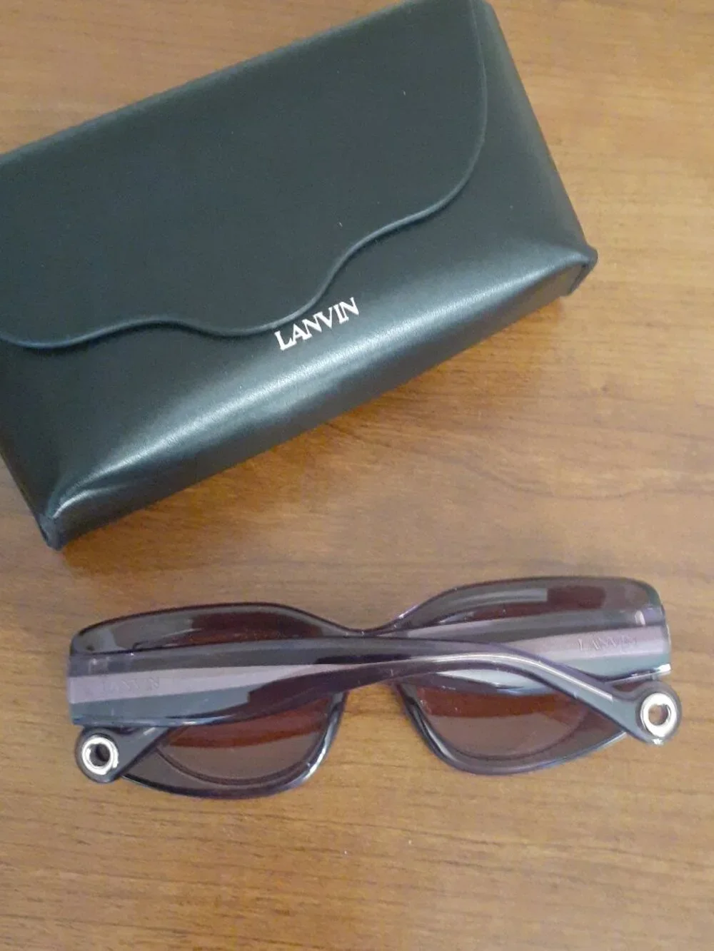 Lanvin purple plastic