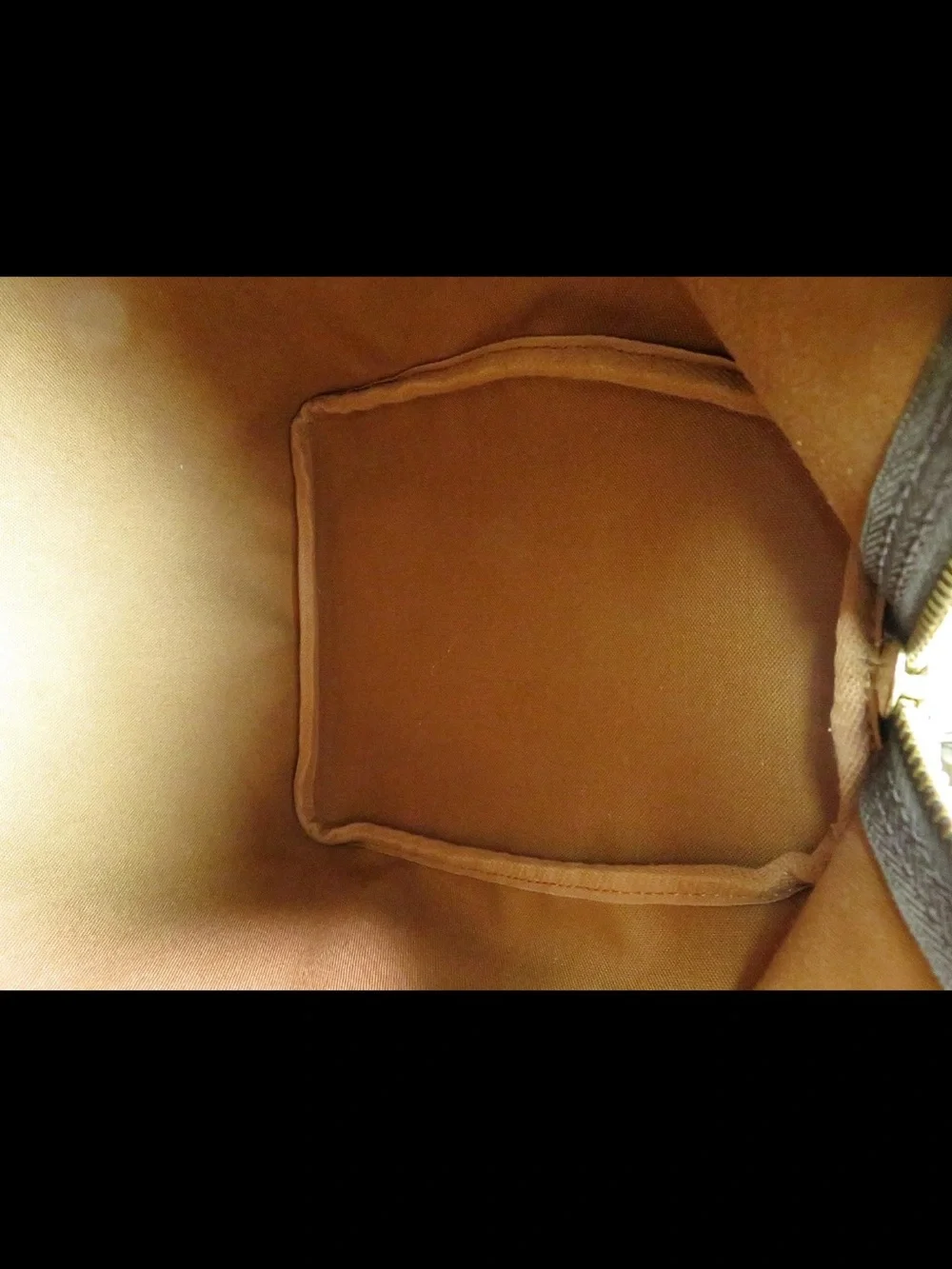 Louis Vuitton Brown Monogram Canvas Duffle with Tan Leather Trim
