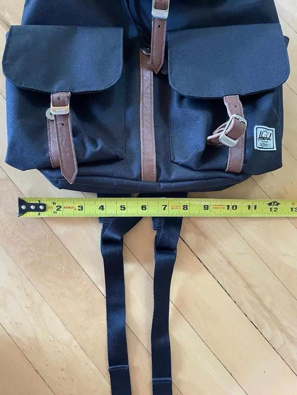 Herschel Supply Co. Dawson Backpack in Black with Tan Details