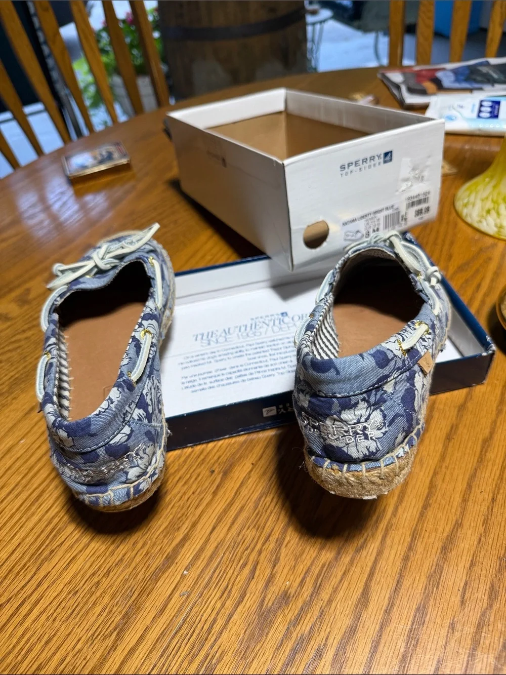Sperry canvas espadrille