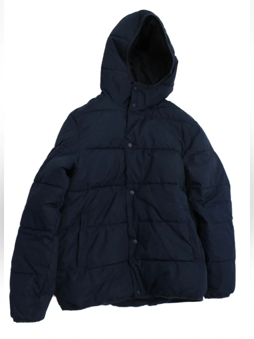 Crewcuts boys Hooded Puffer soft fleece lined warm Jacket in Navy