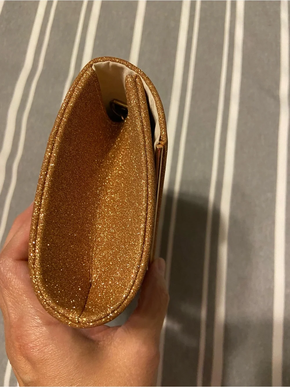 Source Unknown sparkling bronze