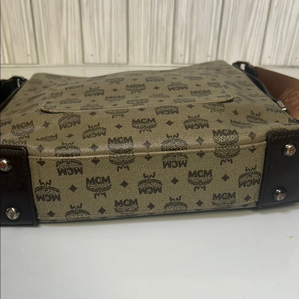 MCM Logo Messenger Bag