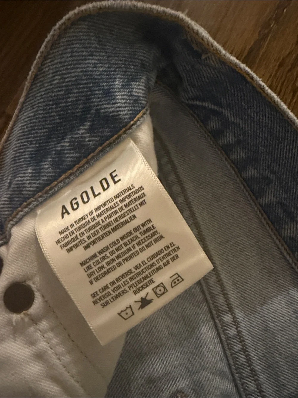 Agolde high rise