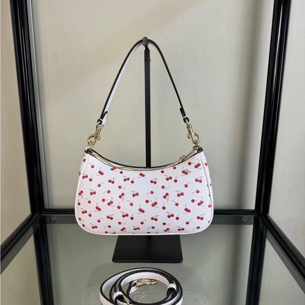 Coach pattern cherry