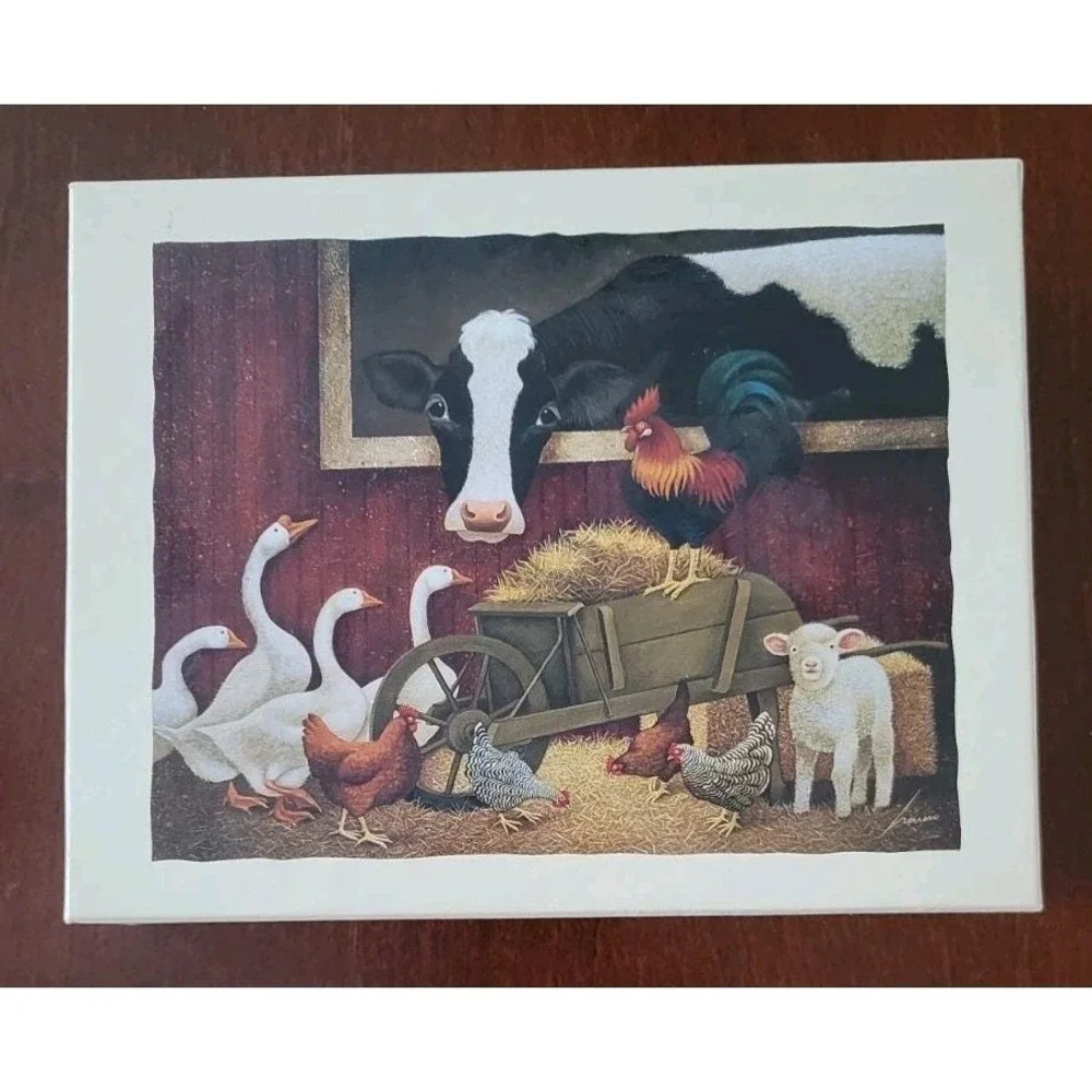 1996 Lang Deluxe Notecard Set Of 16 