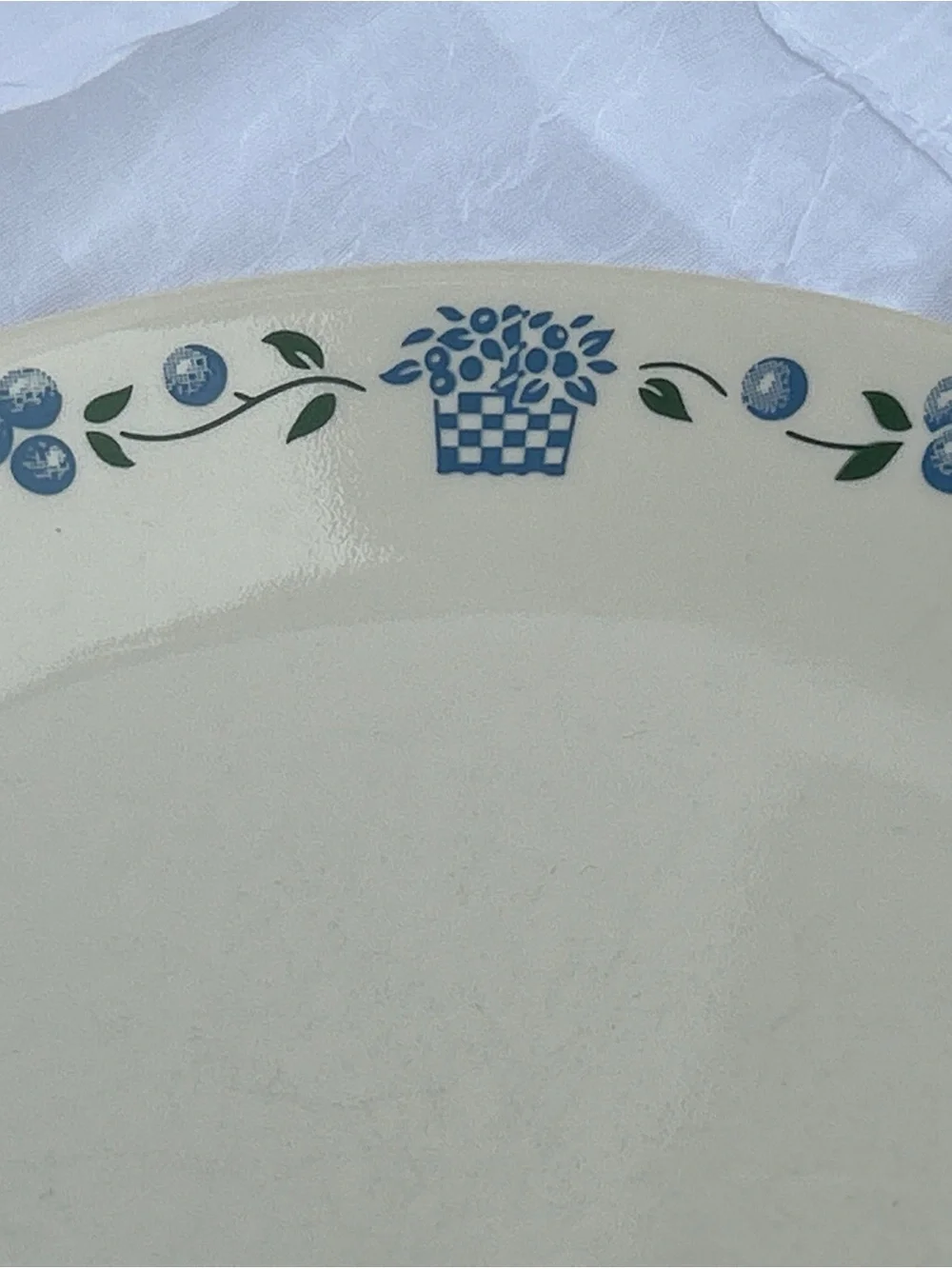 2 Corelle Blueberry Bouquet Dinner Plates