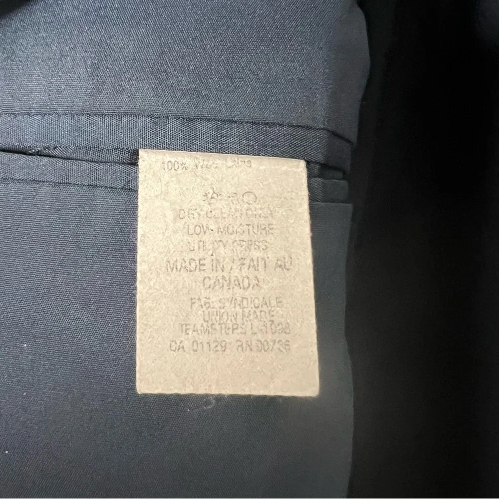 LAUREN Ralph Lauren Men’s Wool Blazer Navy Blue Lined Gold Nautical Buttons
