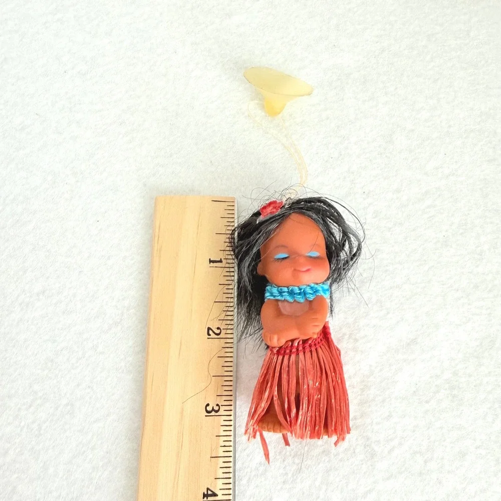Aloha Hawaii Hula Girl Doll Set Vintage 3.5