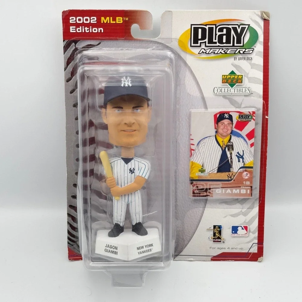 Upper Deck 2002 PlayMakers Jason Giambi New York Yankees Bobblehead Card Sealed
