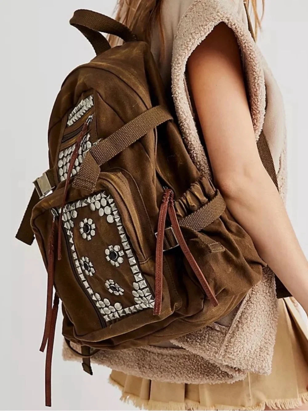 Free People • Berlin Studded Backpack