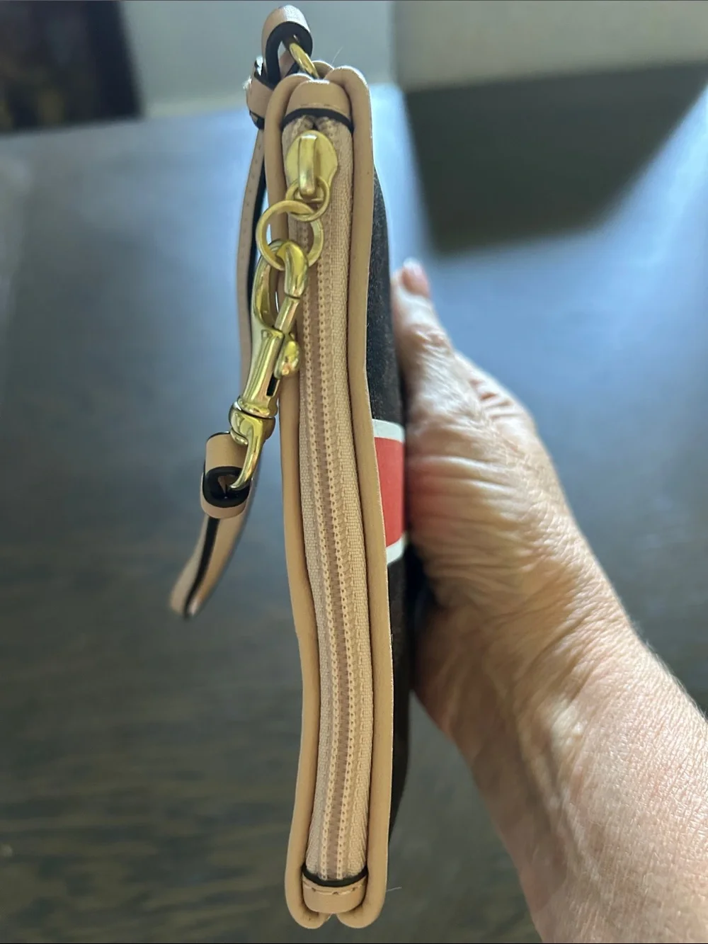 Coach wristlet signature