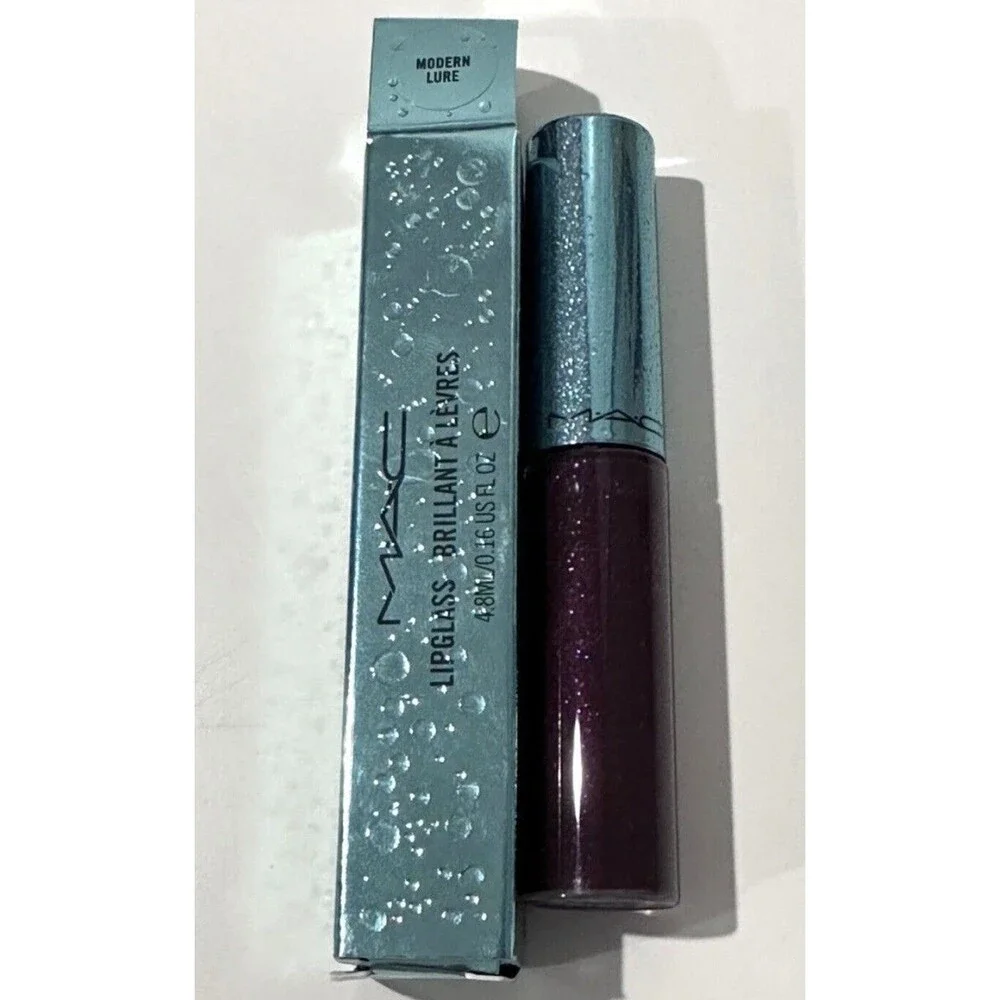 MAC Alluring Aquatic Lipglass Gloss MODERN LURE New NIB Rare HTF Full Size